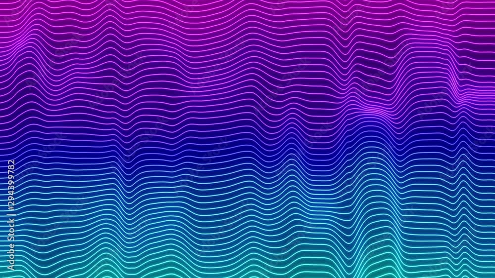 Looped animation. Abstract colorful wavy background in bright rainbow colors. Modern colorful wallpaper. 3d rendering. Looped animation. Abstract colorful wavy background in bright rainbow colors. Modern colorful wallpaper. 3d rendering.