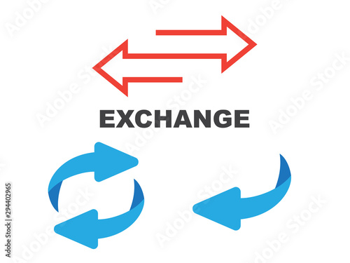 reverse icon vector. Flip over or turn arrow. Reverse sign
