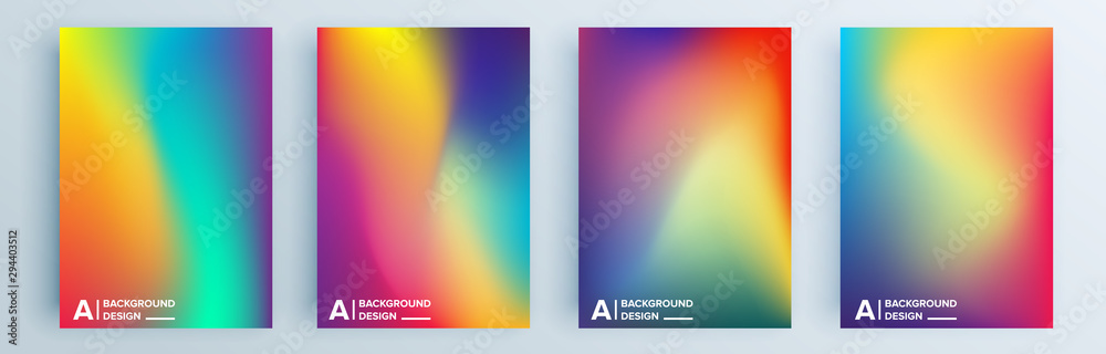 Modern abstract covers set, minimal covers design. Colorful geometric background, vector illustration.