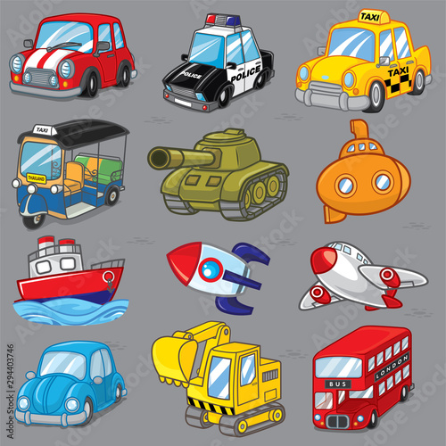 12 Vector transport, Cartoon transport