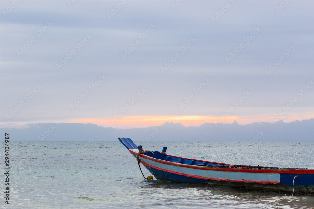 barcas en isla de Koh Thao, Tailandia
