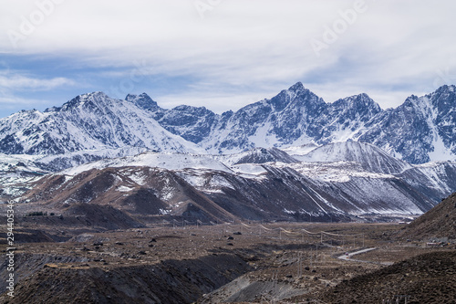 Mountain snow