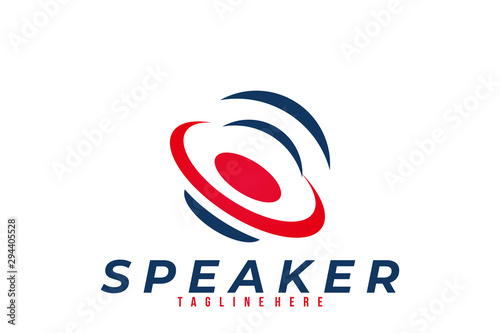 speaker logo icon vector isolated