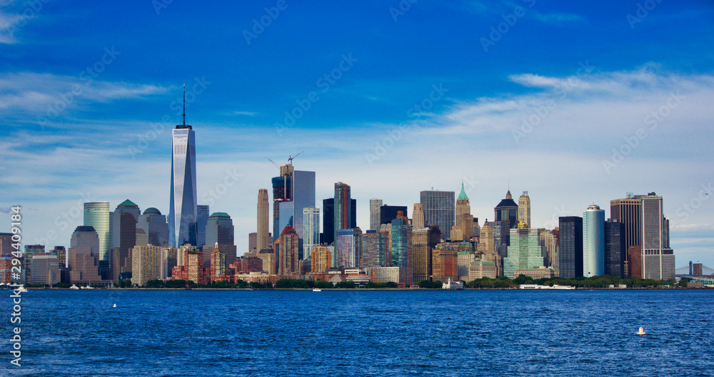 Vista panoramica de Manhatan.Nueva York.