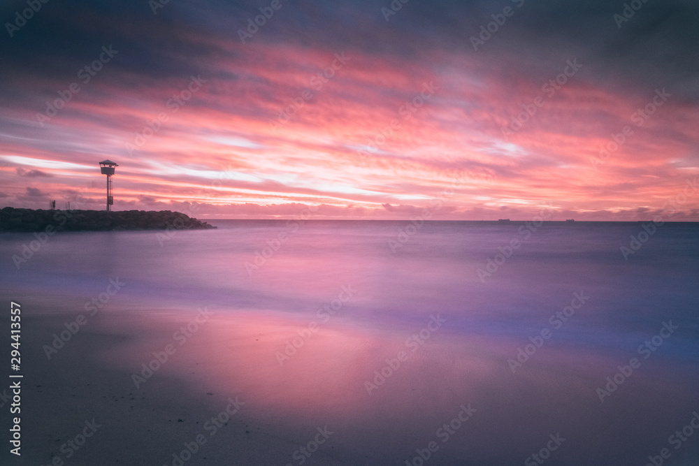 Sunset in City beach, Perth