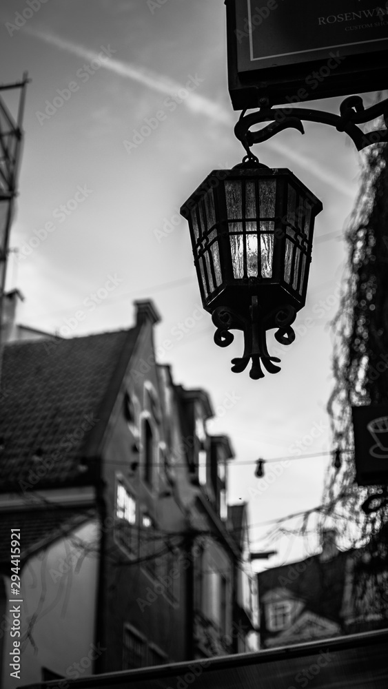 Street lamp in Riga old town