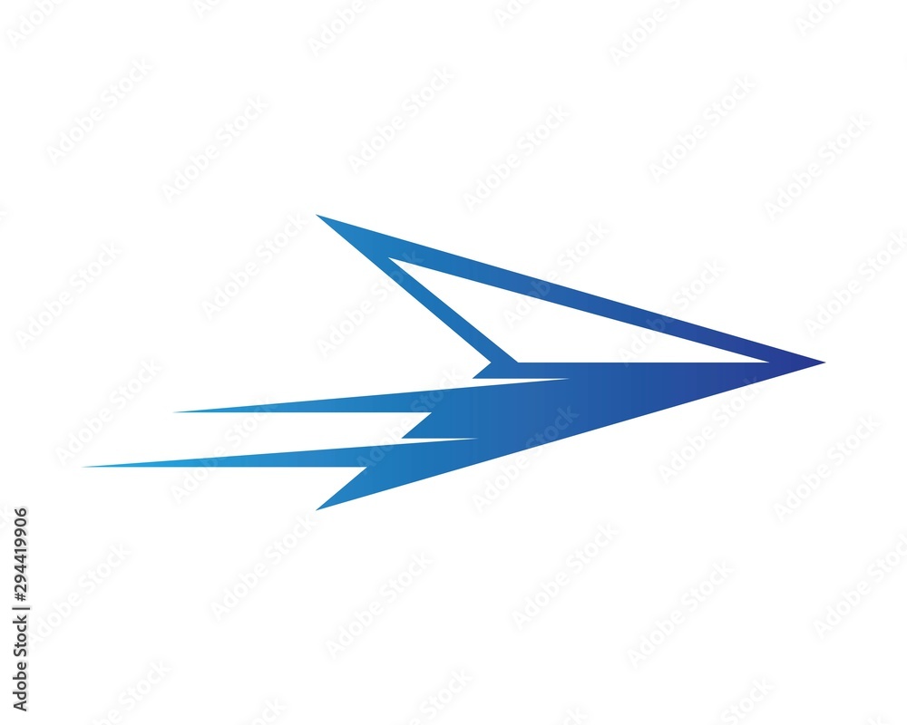 Arrow vector illustration icon Logo of delivery and logistic Arrow vector illustration icon Logo of delivery and logistic