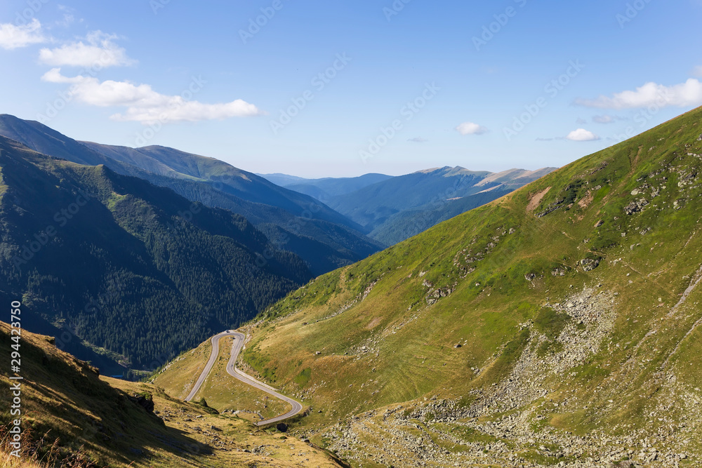 Transfagarasan - the most beautiful mountain road in Romania