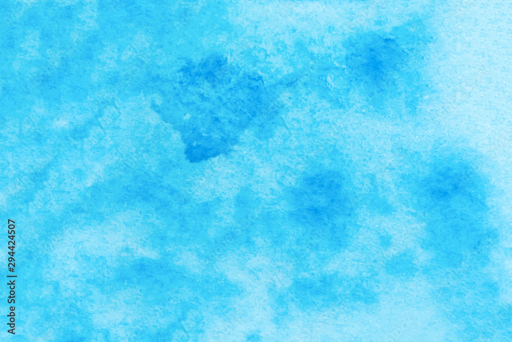 Abstract Blue watercolor pattern background.