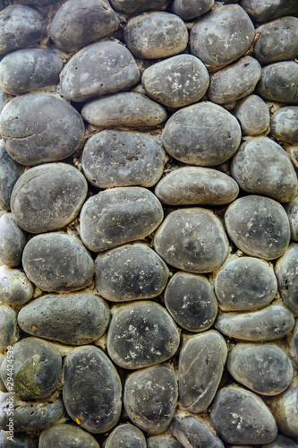 Round stone wall backdrop © BGStock72