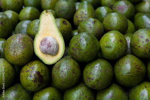 Avocado heap on stall at op...