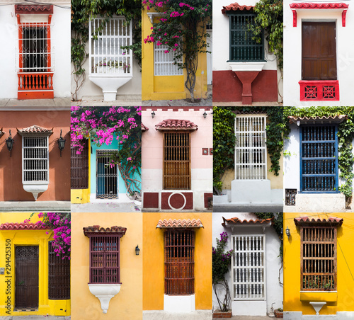 Set of typical Latin Americ...