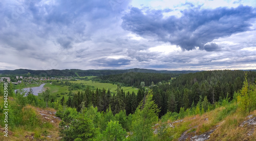The view from the Fort of Paaso in Karelia