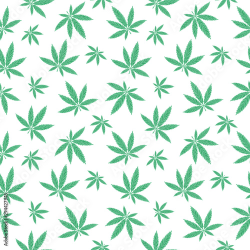 Cannabis seamless pattern. Legalization marijuana  ganja. Rastafari background. Element for logo  game  print  poster or other design project. Vector illustration.