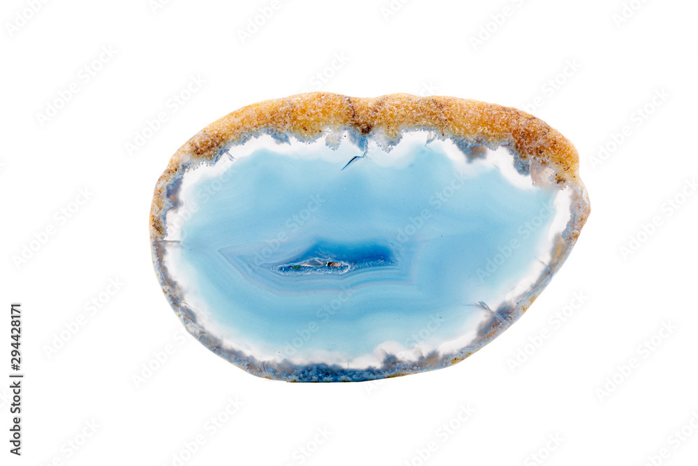 macro mineral stone agate on a white background macro mineral stone agate on a white background