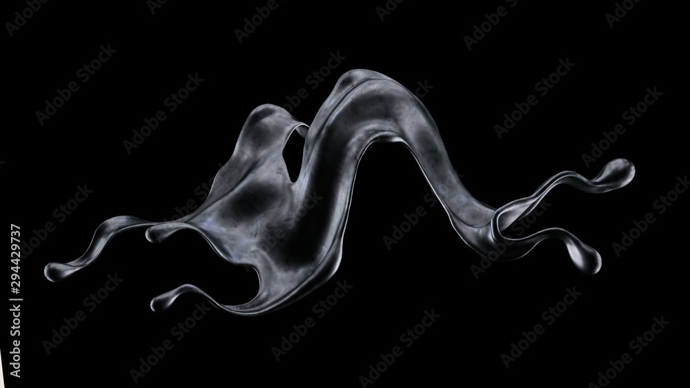 Splash fluid. 3d illustration, 3d rendering. Splash fluid. 3d illustration, 3d rendering.