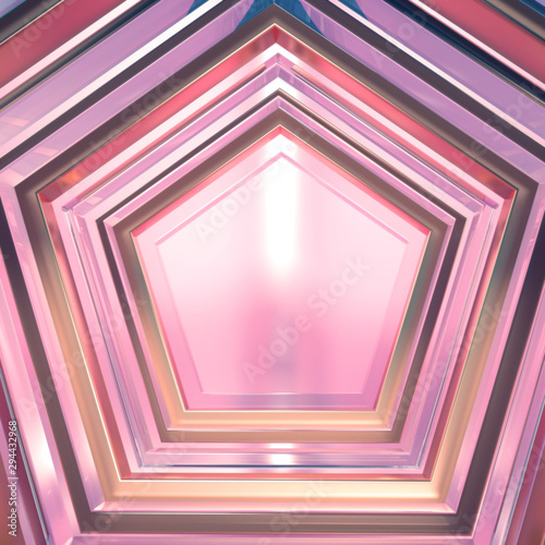 Elegant, beautiful abstract background with elements, studio, pedestal, minimalism. 3d illustration, 3d ..rendering.