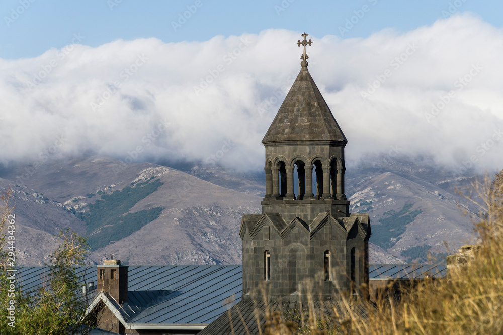 Monastery in Sevan, Armenia Monastery in Sevan, Armenia
