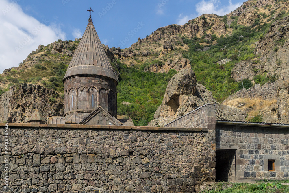 Monastery in Geghard, Armenia