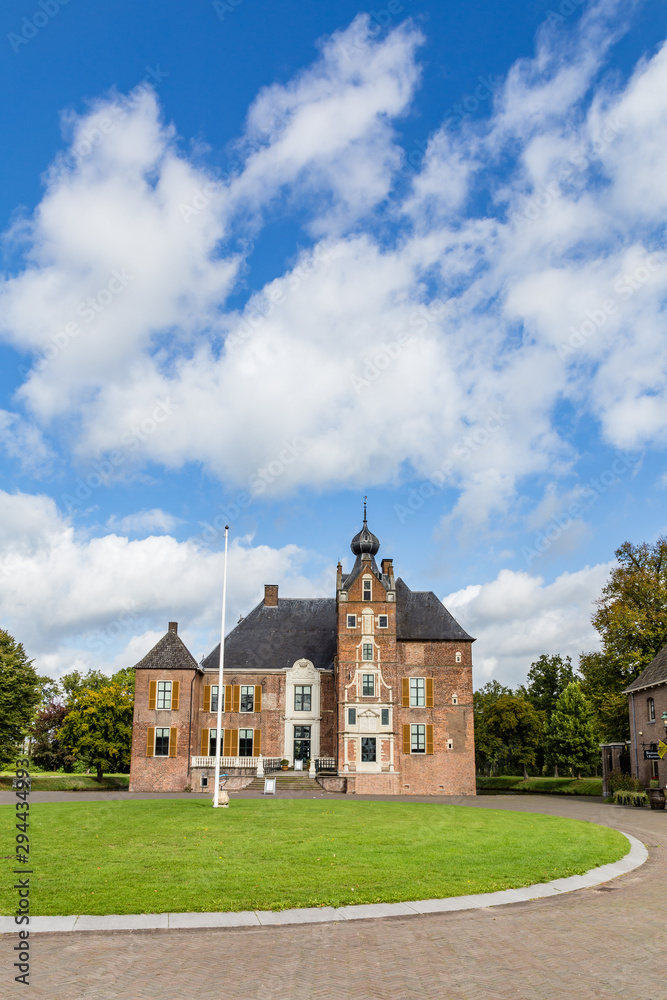 Medieval castle Cannenburch in Vaassen, Gelderland in the Netherlands