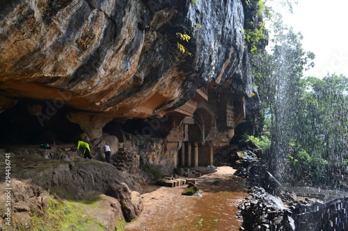 kondhane buddhist cave at karjat in maharashtra 