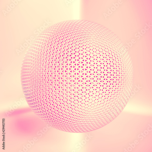 Elegant, beautiful abstract background with elements, studio, pedestal, minimalism. 3d illustration, 3d ..rendering.