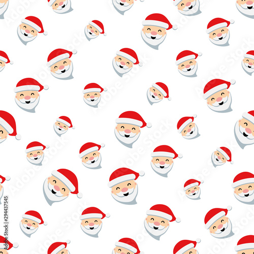 Santa Claus seamless pattern