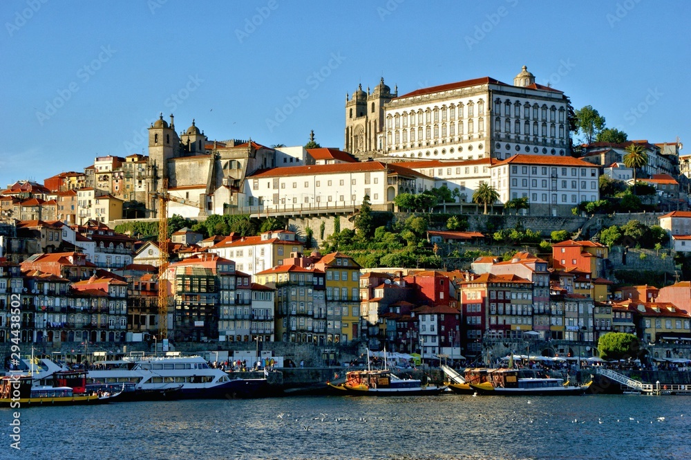 Douro river in front of the city of Porto, Portugal