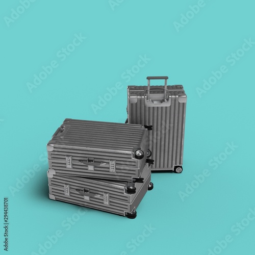 Aluminum Luggage, SuitCase photo