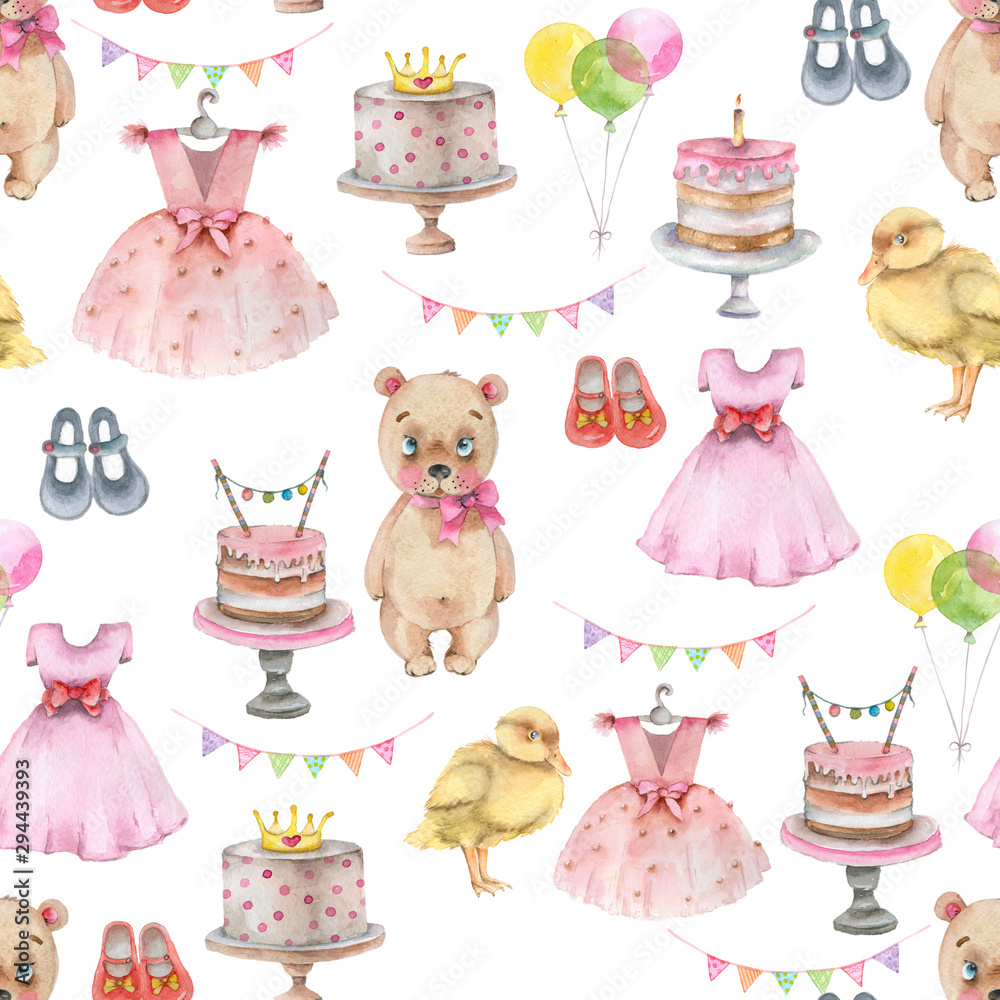 Baby shower seamless pattern Baby shower seamless pattern