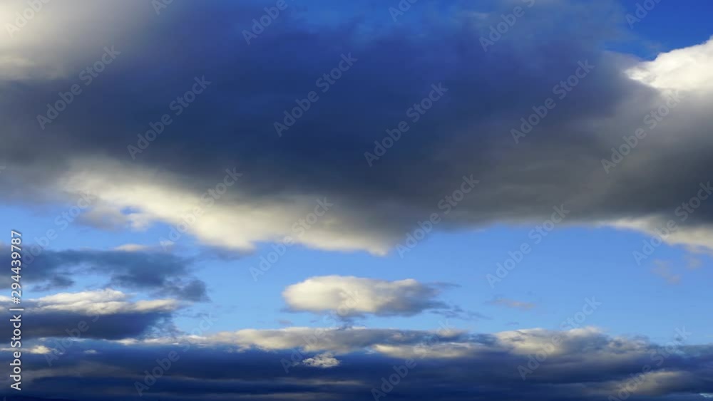 Timelapse of an amazing shaped clouds against the dark sky Timelapse of an amazing shaped clouds against the dark sky