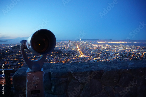 View from Twin Peaks, San Francisco, California