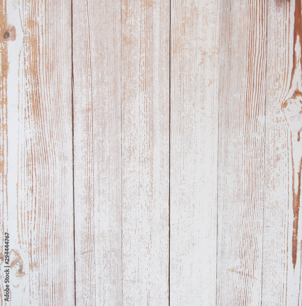 Naklejka premium Surface white wood wall texture for background.
