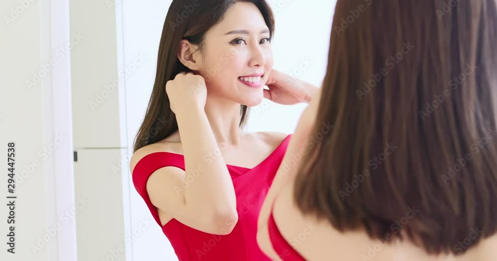 woman hair care concept woman hair care concept