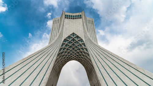 Azadi Tower in Azadi square in the Iranian capital Tehran