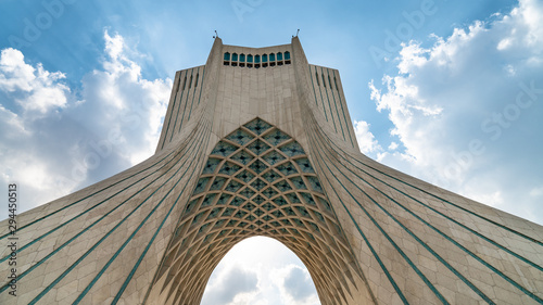 Azadi Tower in Azadi square in the Iranian capital Tehran