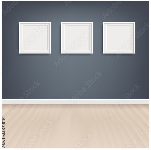 Picture Frame With Grey Background