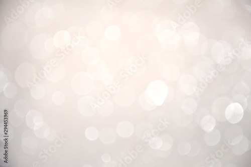 Abstract bokeh lights with soft light background. Blur wall. photo