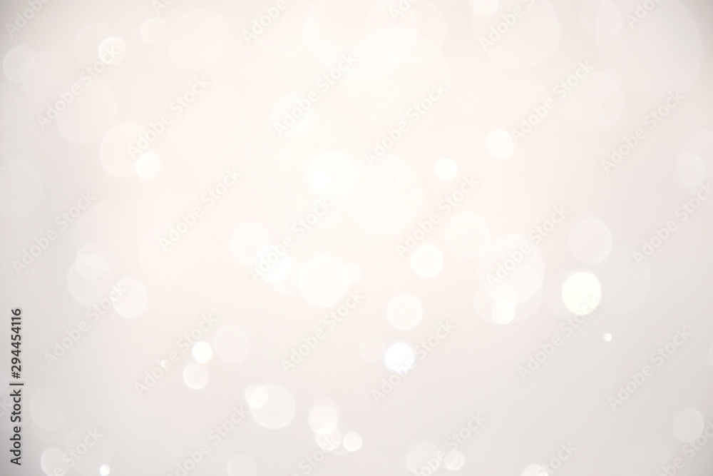 Abstract bokeh lights with soft light background. Blur wall.