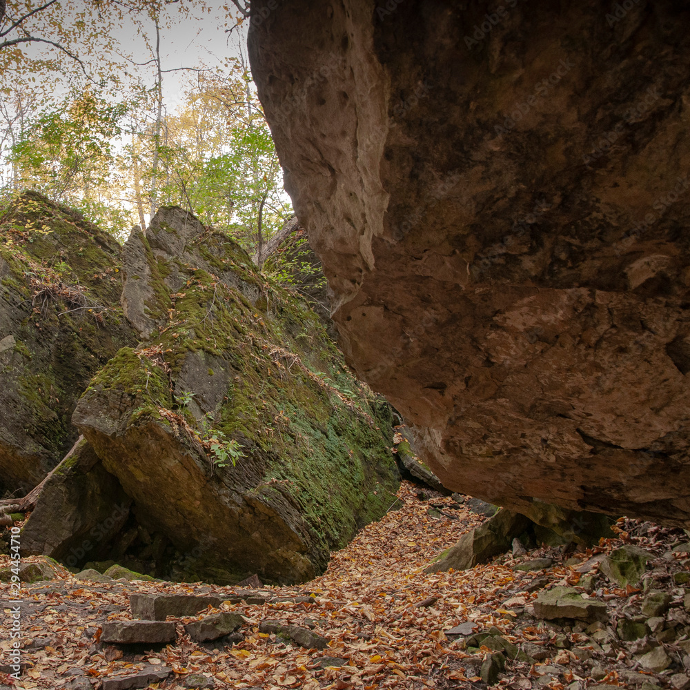 Obraz premium Ancient landslide