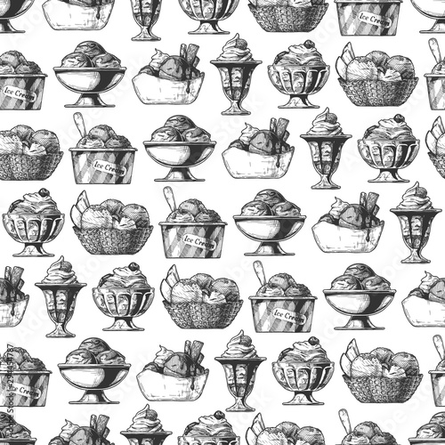 Pattern with Ice Cream