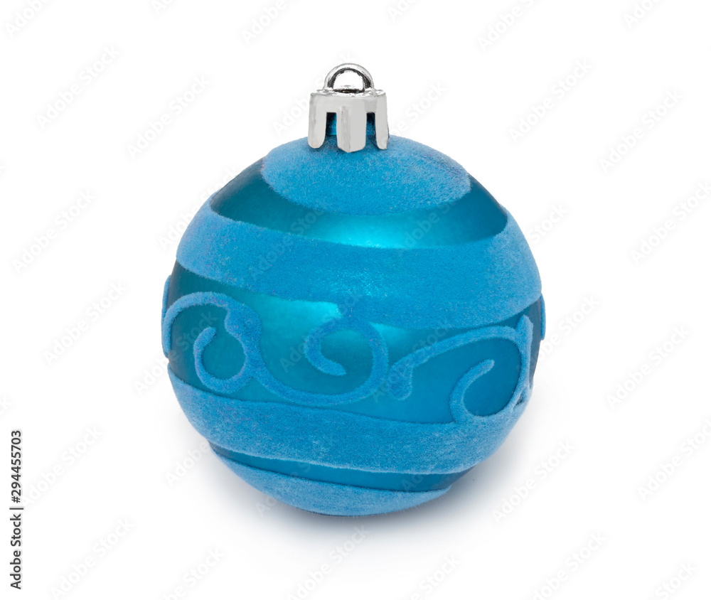 Sphere an christmas decoration with white background Sphere an christmas decoration with white background