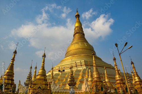 The Shwedagon Pagoda in Yangoon