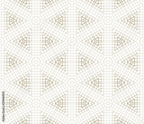 Abstract seamless geometric pattern. A fading array of many shapes.