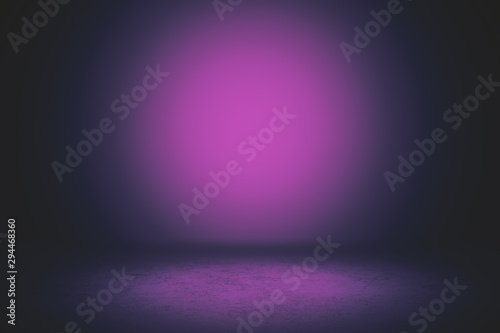 Abstract purple gradient interior