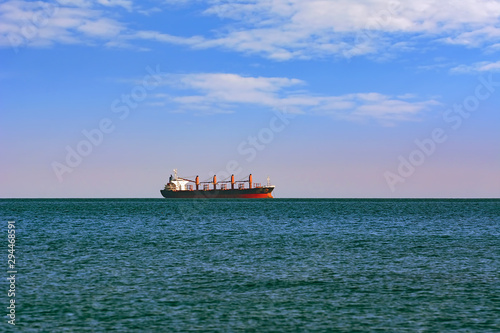 Fototapeta Naklejka Na Ścianę i Meble -  Cargo Ship in the Sea