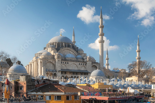 The Suleymaniye Mosque is an Ottoman imperial mosque in Istanbul,