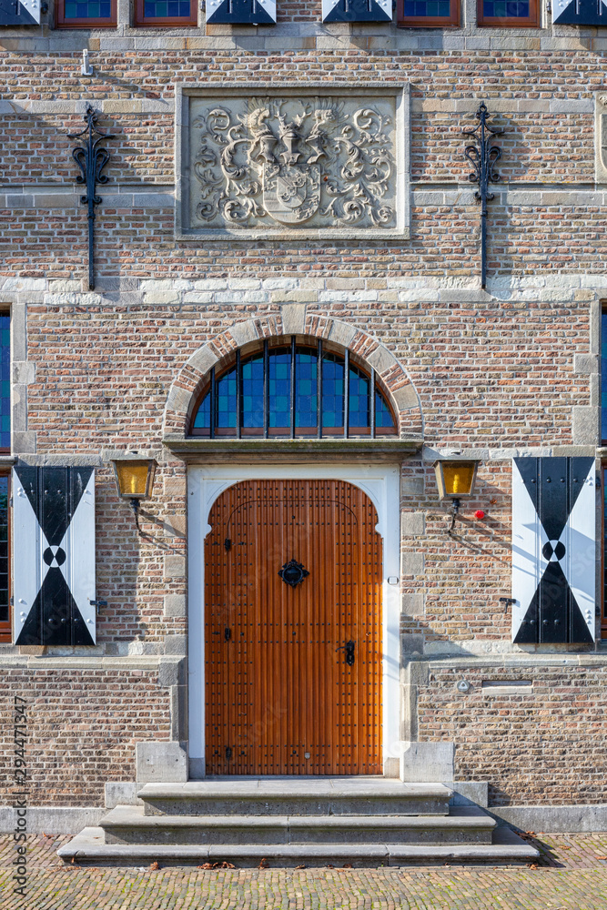 Willemstad / netherlands. Views of the old town hall with the beautiful