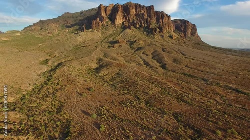 Landscape view of Superstition Mountains, Arizona