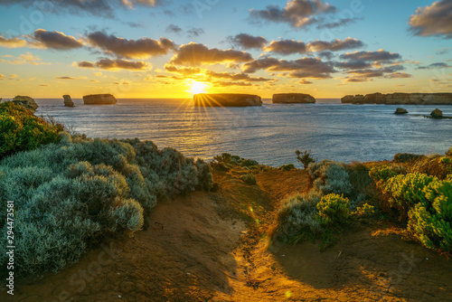 sunset at bay of islands, great ocean road, victory, australia 50